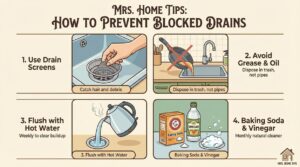 how to prevent blocked drains mrshometips