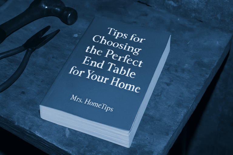 how to select the ideal end table mrshometips