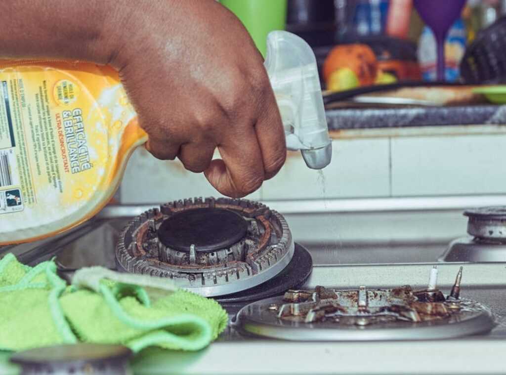 deep clean kitchen appliances